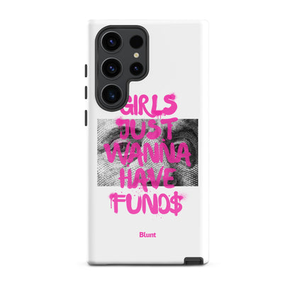 Fund$ White Samsung Case - Blunt Cases