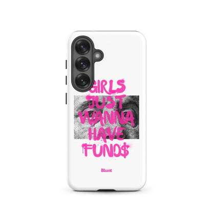 Fund$ White Samsung Case - Blunt Cases