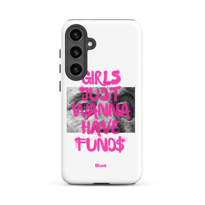 Fund$ White Samsung Case - Blunt Cases