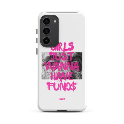 Fund$ White Samsung Case - Blunt Cases