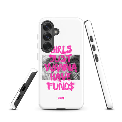 Fund$ White Samsung Case - Blunt Cases