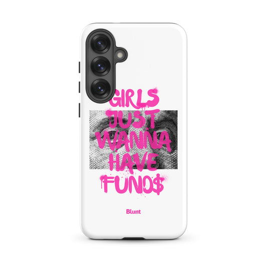 Fund$ White Samsung Case - Blunt Cases