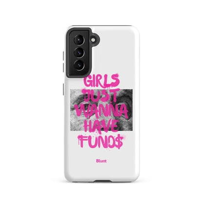 Fund$ White Samsung Case - Blunt Cases