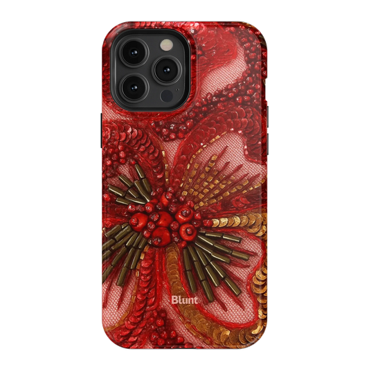 Crimson iPhone Case