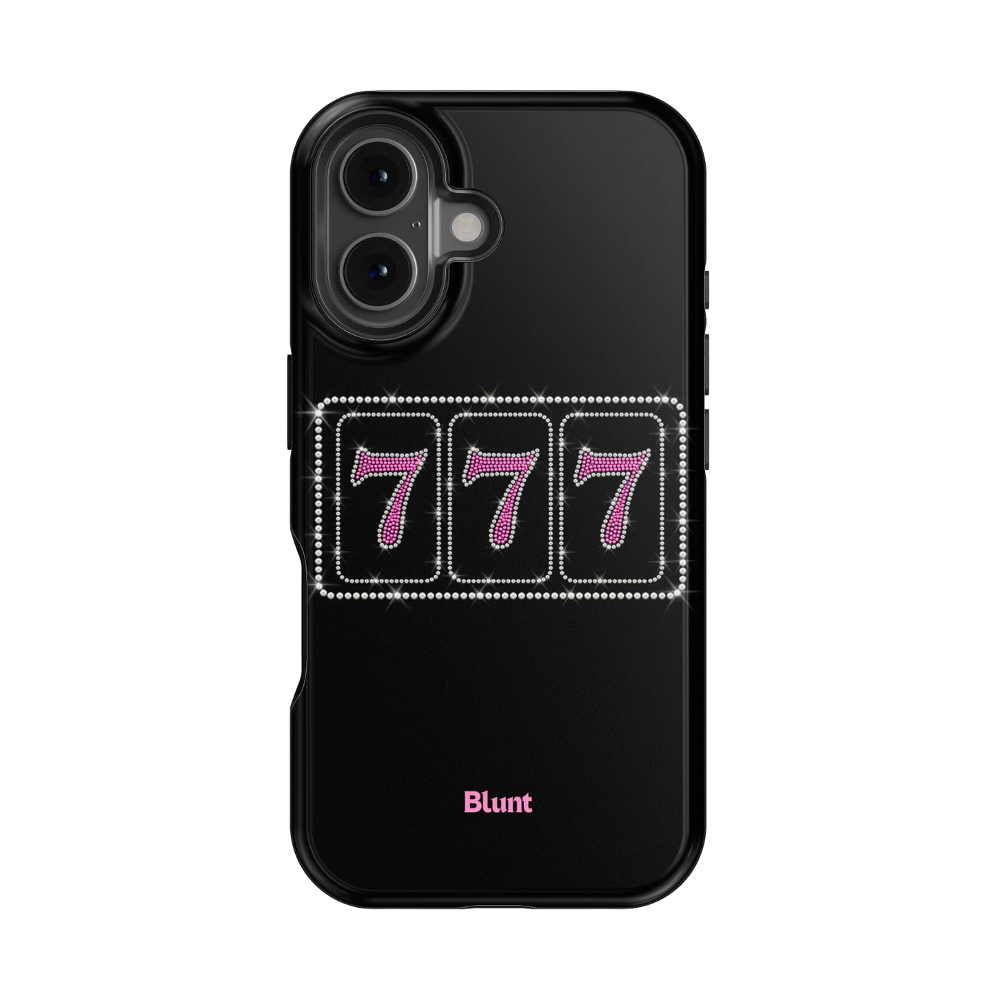 Pink Lucky 777 iPhone Case
