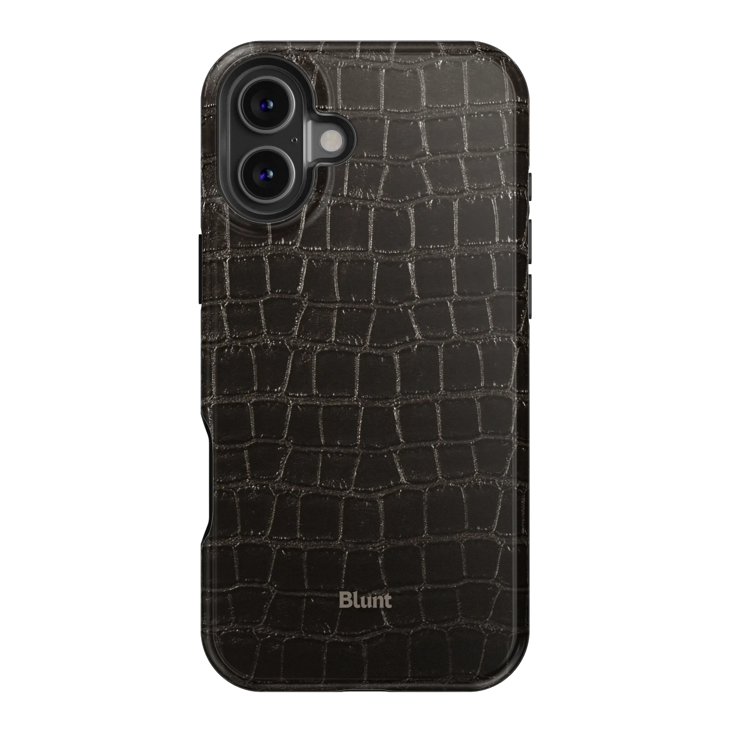 Onyx Croc iPhone Case