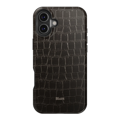 Onyx Croc iPhone Case