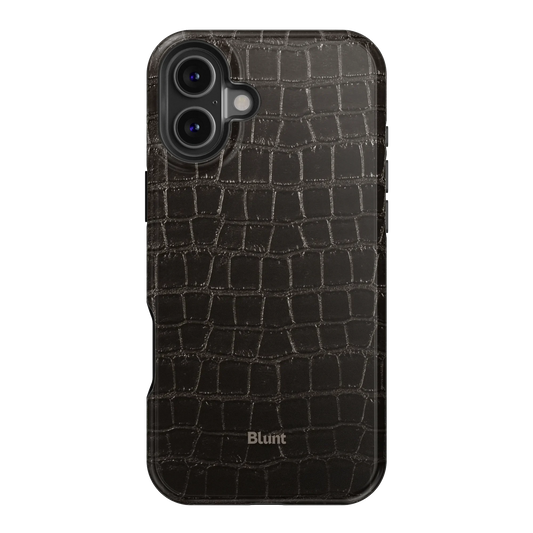 Onyx Croc iPhone Case