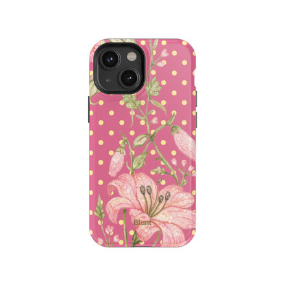 Cherry Blossom Dot iPhone Case