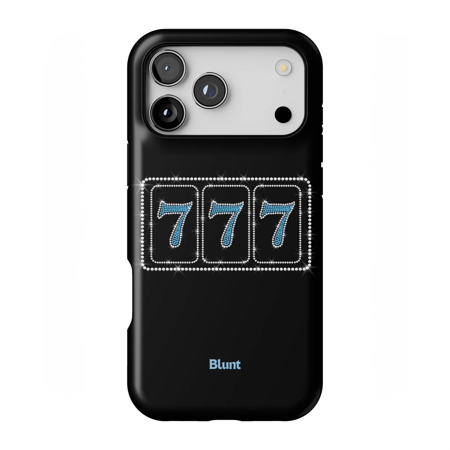 Blue Lucky 777 iPhone Case