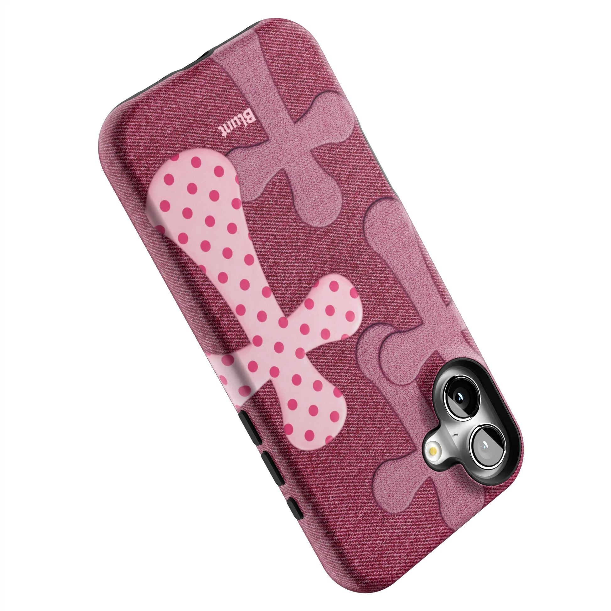 Pink-Polka-Patch-iphone-case-iPhone 16 Plus-4