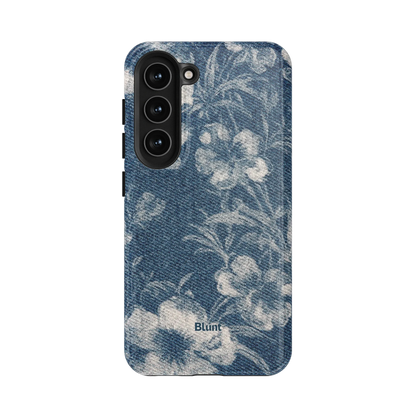 Denim Bloom Samsung Case