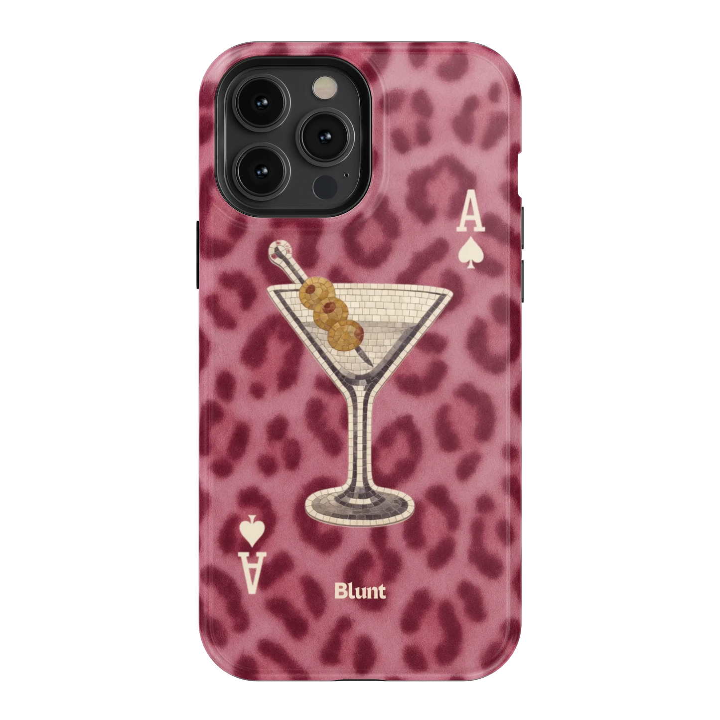 Pink Cheetah Dirty Martini iPhone Case