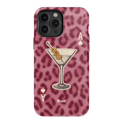Pink Cheetah Dirty Martini iPhone Case