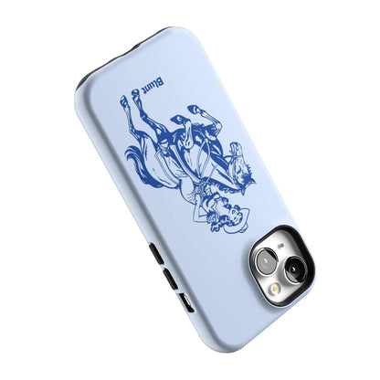 Blue-Lasso-Lady-iphone-case-iPhone 15-4