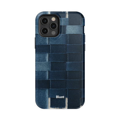 Indigo Weave iPhone Case