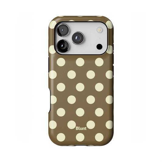 Toffee Cream Dot iPhone Case