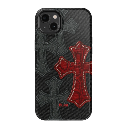 Crimson Cross iPhone Case