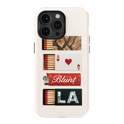 Cream Match iPhone Case