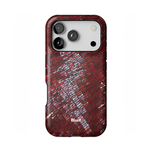 Crimson Scale iPhone Case
