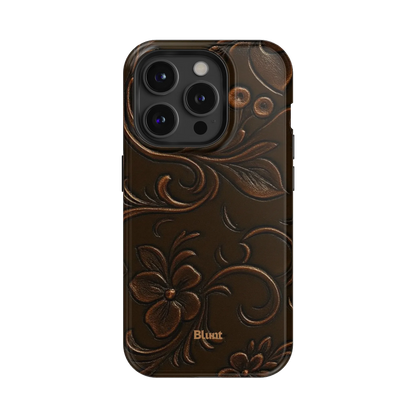 Tooled Leather iPhone Case