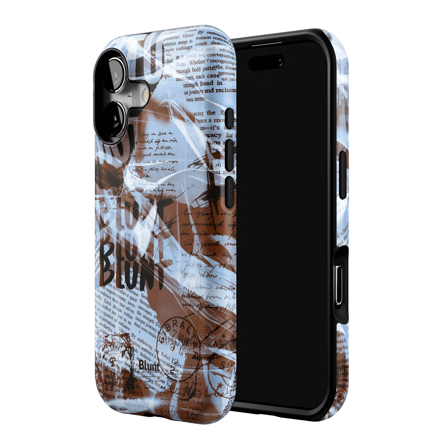 Blue Love Letter iPhone Case