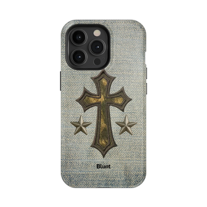 Denim Faith iPhone Case