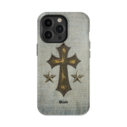 Denim Faith iPhone Case