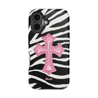 Zebra Halo iPhone Case