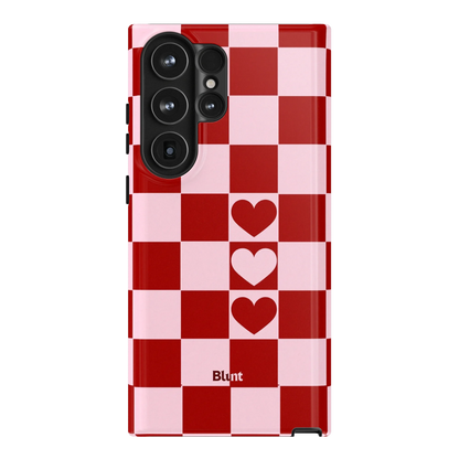 Checker Love Samsung Case