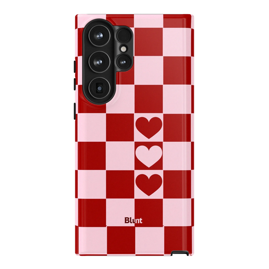 Checker Love Samsung Case