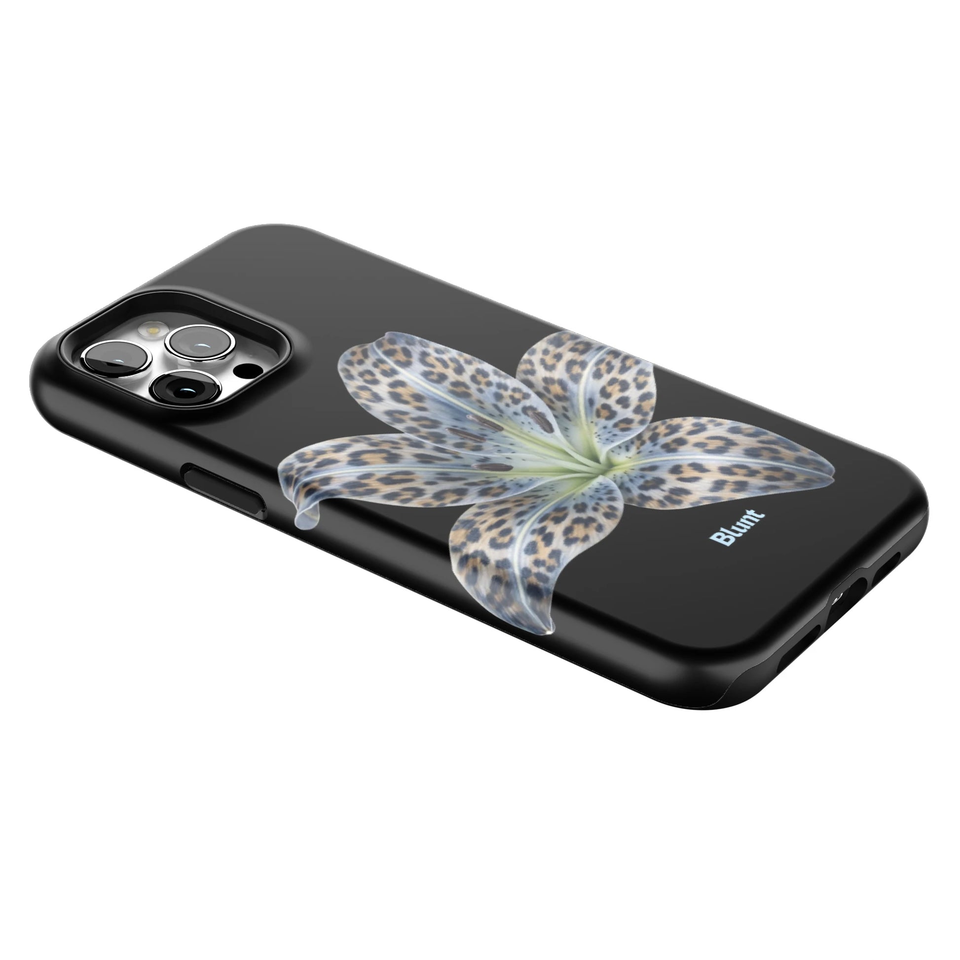 Blue-Leopard-Bloom-iphone-case-iPhone 12 Pro Max-2