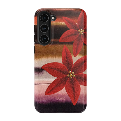 Crimson Bloom Samsung Case