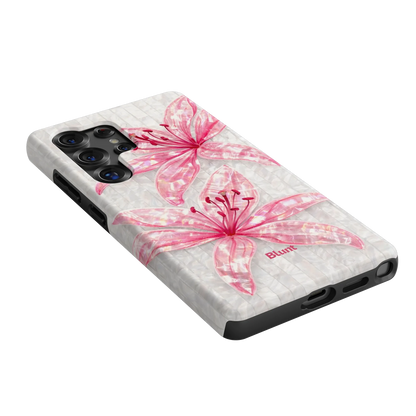Pink-Floral-Luster-samsung-case-S25 Ultra-2