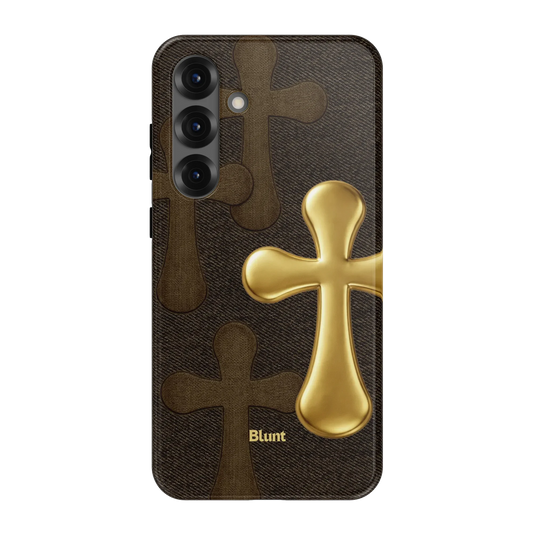 Gold-Patch-samsung-case-S25 Plus-1