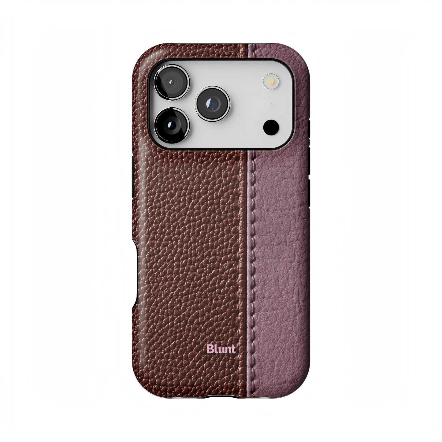 Maroon Grain iPhone Case