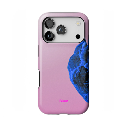 Anatomy Heart Blue iPhone Case