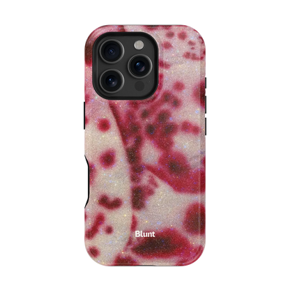 Crimson Veil iPhone Case
