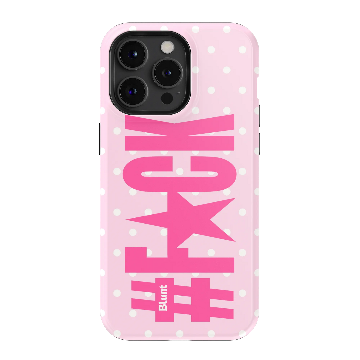 Pink Polka Riot iPhone Case