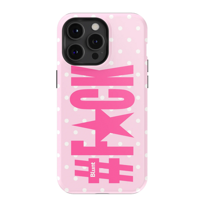 Pink Polka Riot iPhone Case