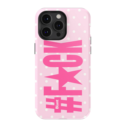 Pink Polka Riot iPhone Case