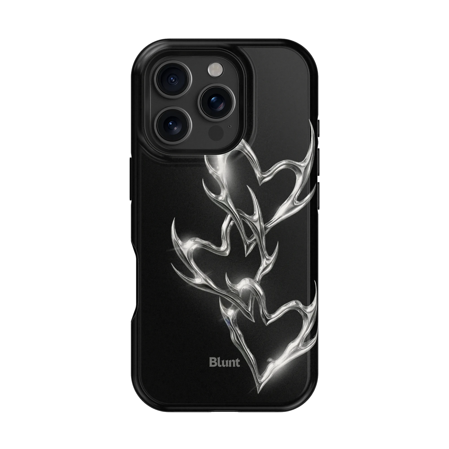 Chrome Flame iPhone Case