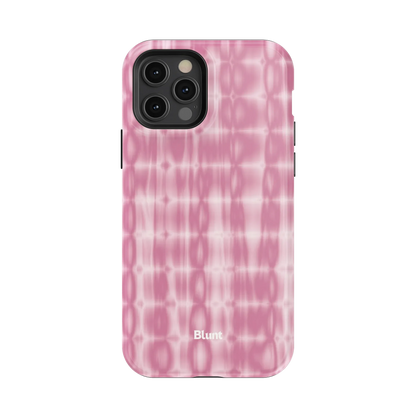 Pink Ripple iPhone Case