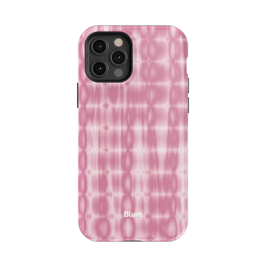 Pink Ripple iPhone Case