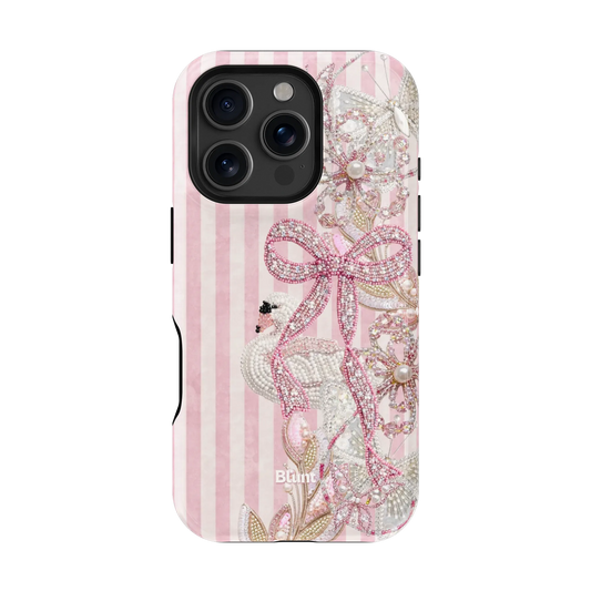 Striped Grace iPhone Case