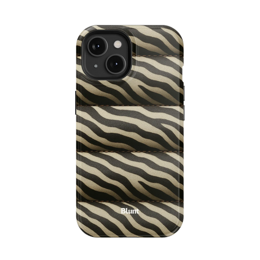 Zebra Puffer iPhone Case