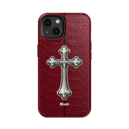 Crimson Crux iPhone Case