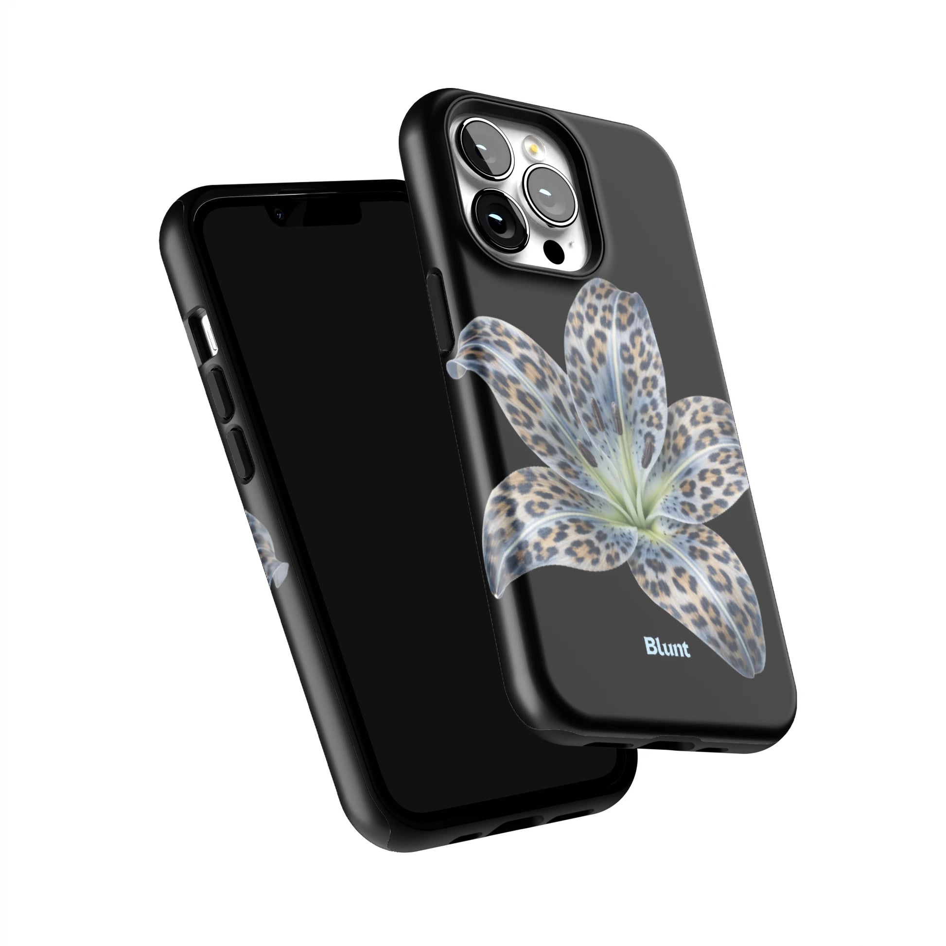 Blue-Leopard-Bloom-iphone-case-iPhone 13 Pro-5