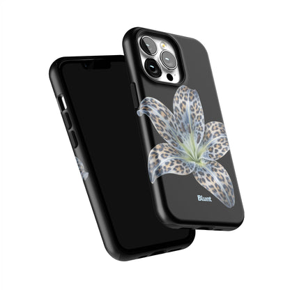 Blue-Leopard-Bloom-iphone-case-iPhone 13 Pro-5