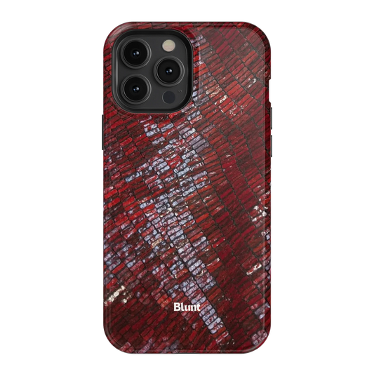 Crimson Scale iPhone Case